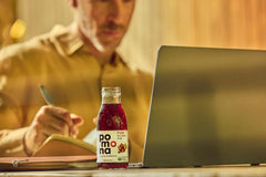 Pomona Organic Juices Pure Grape Juice, 8.4 Ounce Bottle (Pack of 12), Cold Pressed Organic Juice, Non-GMO, No Sugar Added, Not from Concentrate, Gluten Free, Preservative Free