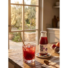 Pomona Organic Plum Juice (Pack of 12), Cold Pressed USDA Organic Juices, 100% Plums, No Added Sugar, Not From Concentrate, Vegan, Kosher, Non GMO, Pasteurized, 8.4 oz Glass Bottles