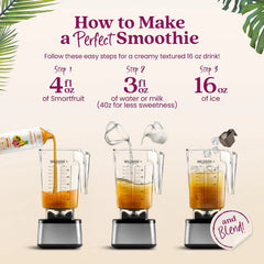 Smartfruit Tropical Harmony + Aloe – 100% Real Fruit Purée with Pineapple, Passion Fruit, Papaya & Guava – Great for Smoothies, Juice, Yogurt, Cocktails, Teas & More – High in Vitamin A & C – 48oz